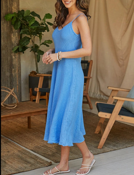 Milio Milano Italian Linen Maxi Slip Dress – Jules&JC