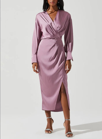 Lavender Brown Grace Dress