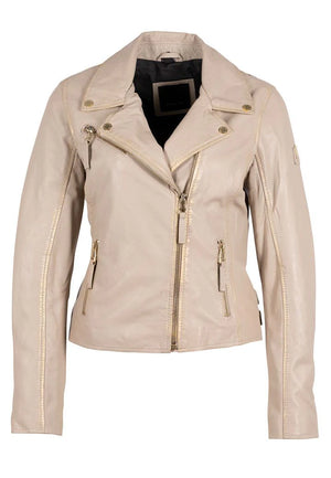 Mauritius Christi RF Star Detail Leather Jacket