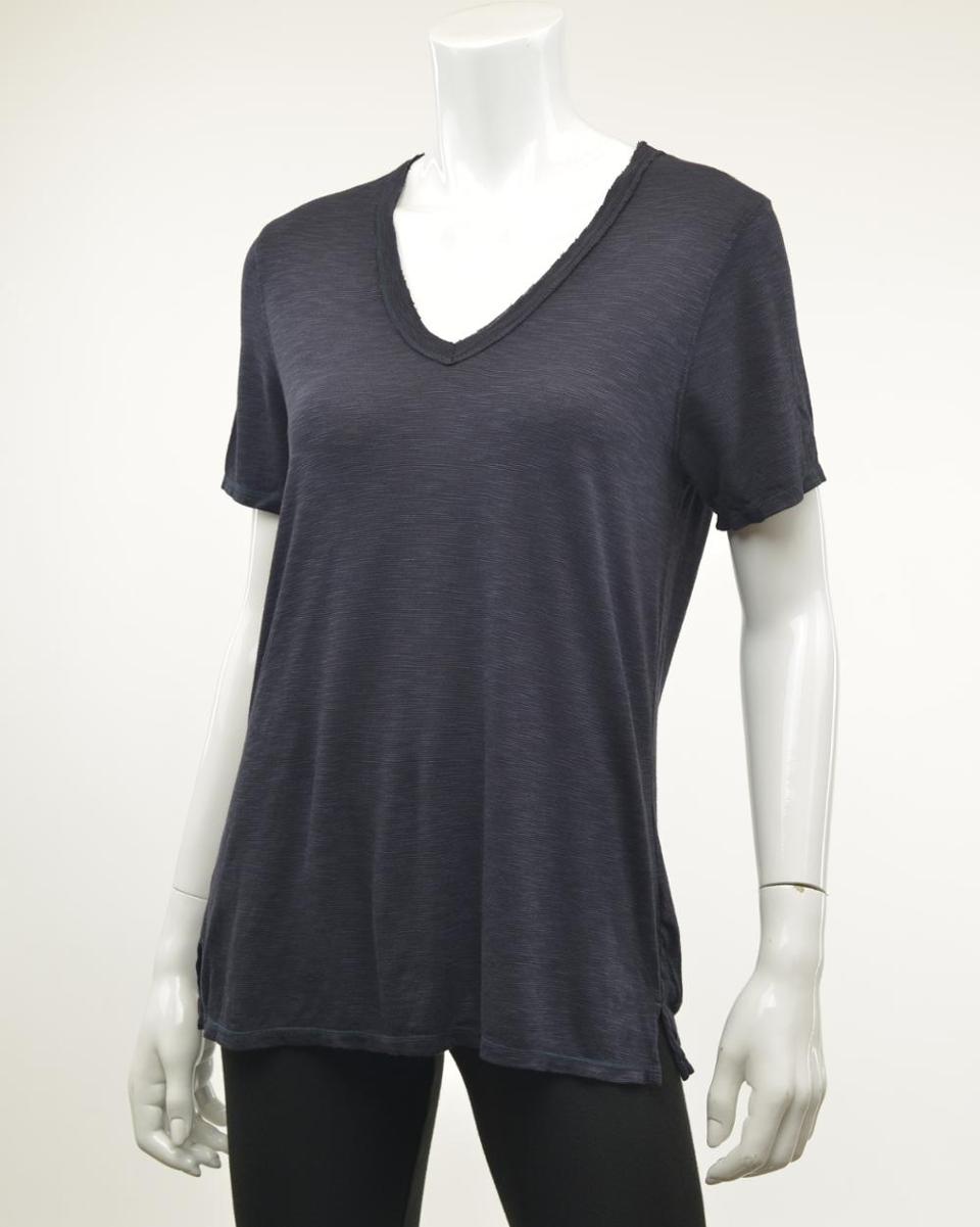 Crown Jewel Brand S/S Slub V- Neck Tee