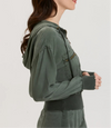 XCVI/Wearables Karney Distressed Bomber