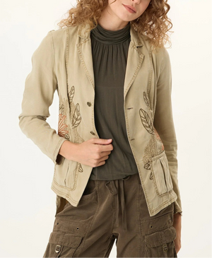 XCVI/Wearables Embroidered Danski Blazer