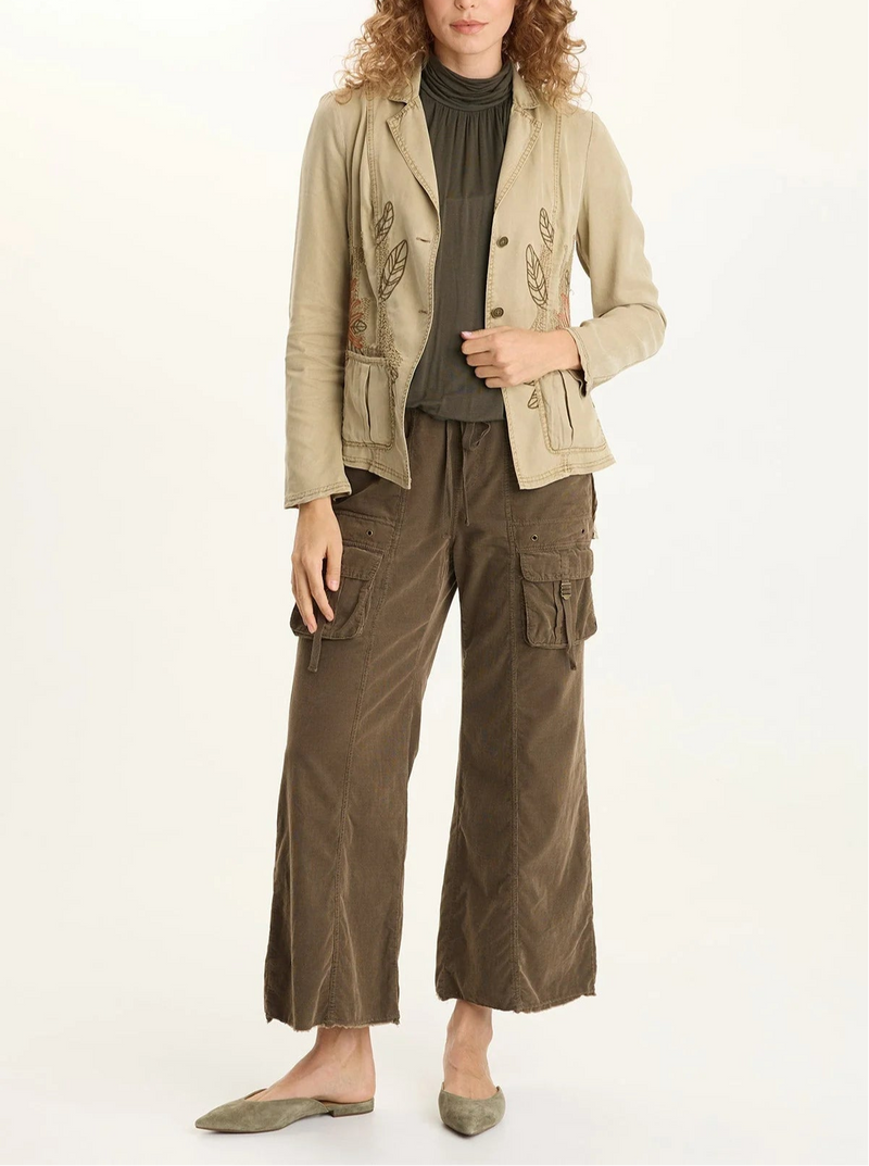 XCVI/Wearables Embroidered Danski Blazer