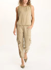 XCVI/Wearables Katrine Soft Twill Elevated Tank Top