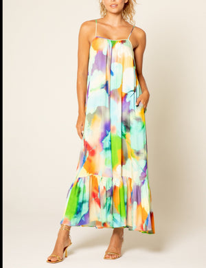 Lavender Brown Maia Dress