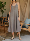 Milio Milano Italian Linen Maxi Slip Dress