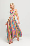 Milio Milano Linen Midi Twist Front S/S Dress