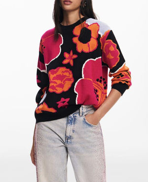 desigual Floral Sweater
