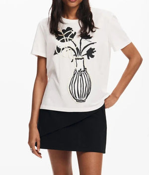desigual Plain Vase T-Shirt