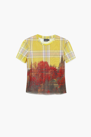 desigual Printed Tulle Shirt