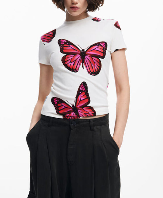 desigual Butterfly T-Shirt