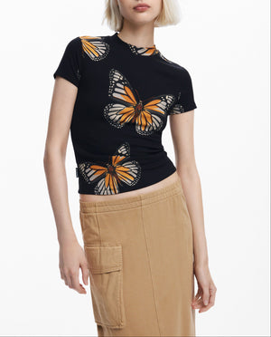desigual Butterfly T-Shirt