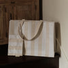 Local Beach Thick StripeXL Day Bag with Matching Removable Pouch