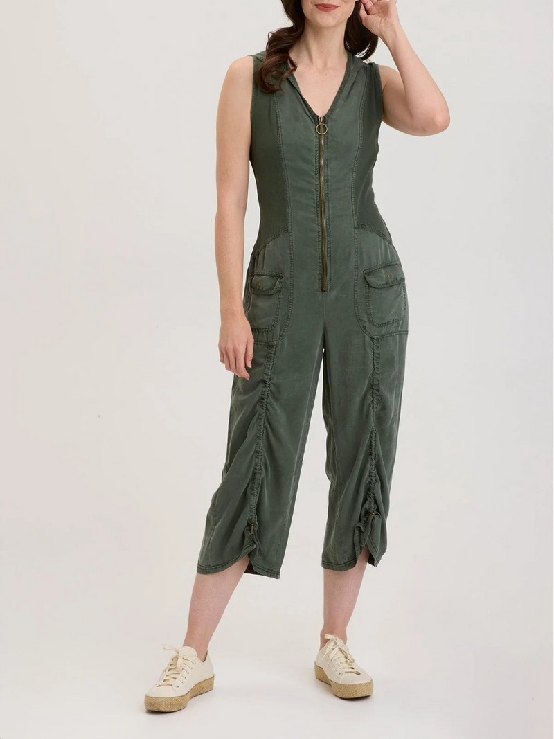 XCVI/Wearables Hewitt Hooded Jumpsuit