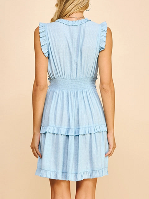 PINCH Sleeveless V Neck Dress