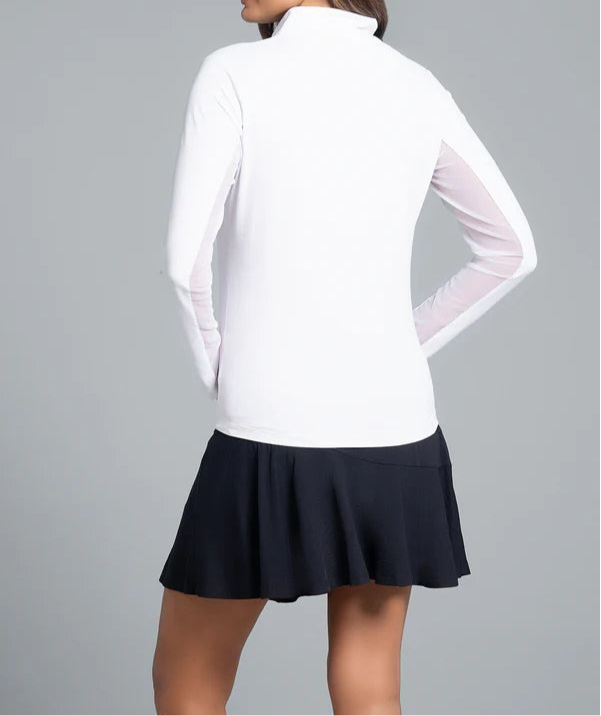 IBKUL L/S Mock Neck Top