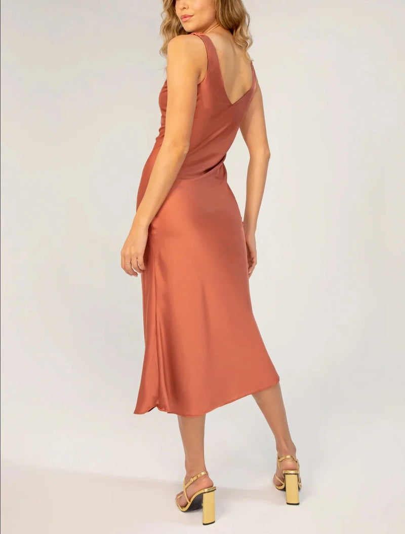 lavender brown wrap dress LAVENDER BROWN Red Multi-Color Floral Wrap Midi Size SMALL (S) Dress