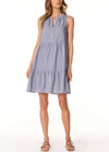 Milio Milano Linen Midi Twist Front S/S Dress