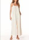 bobi Square Neck Cami Wide Leg Jumpsuit