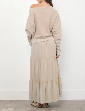 LAmade Maggie Off Shoulder Pullover