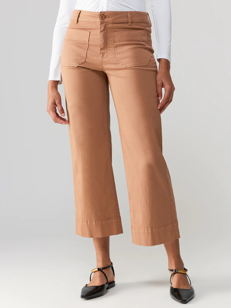 Sanctuary The Marine Standard Rise Crop Trouser Pant