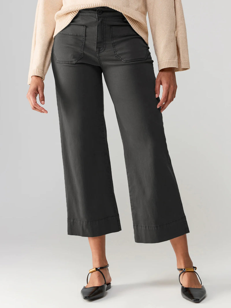 Sanctuary The Marine Standard Rise Crop Trouser Pant