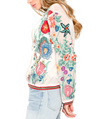Aratta Bellezza Embroidered Bomber Jacket