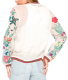 Aratta Bellezza Embroidered Bomber Jacket