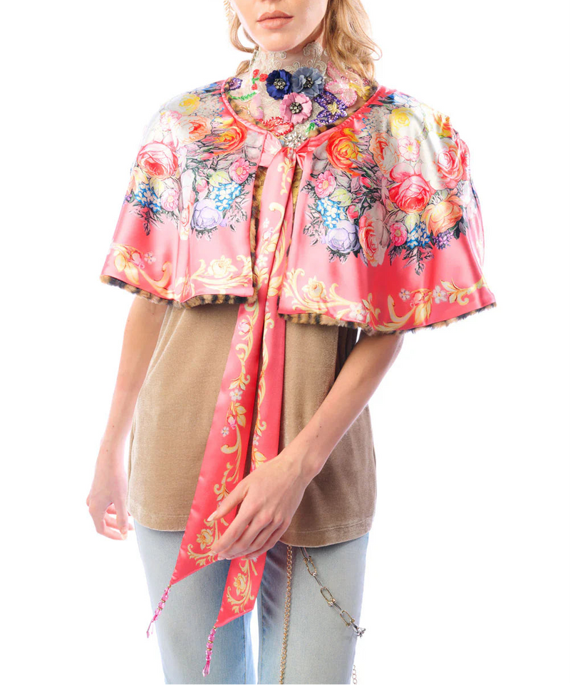 Aratta Grace Kelly Reversible Faux Fur Capes