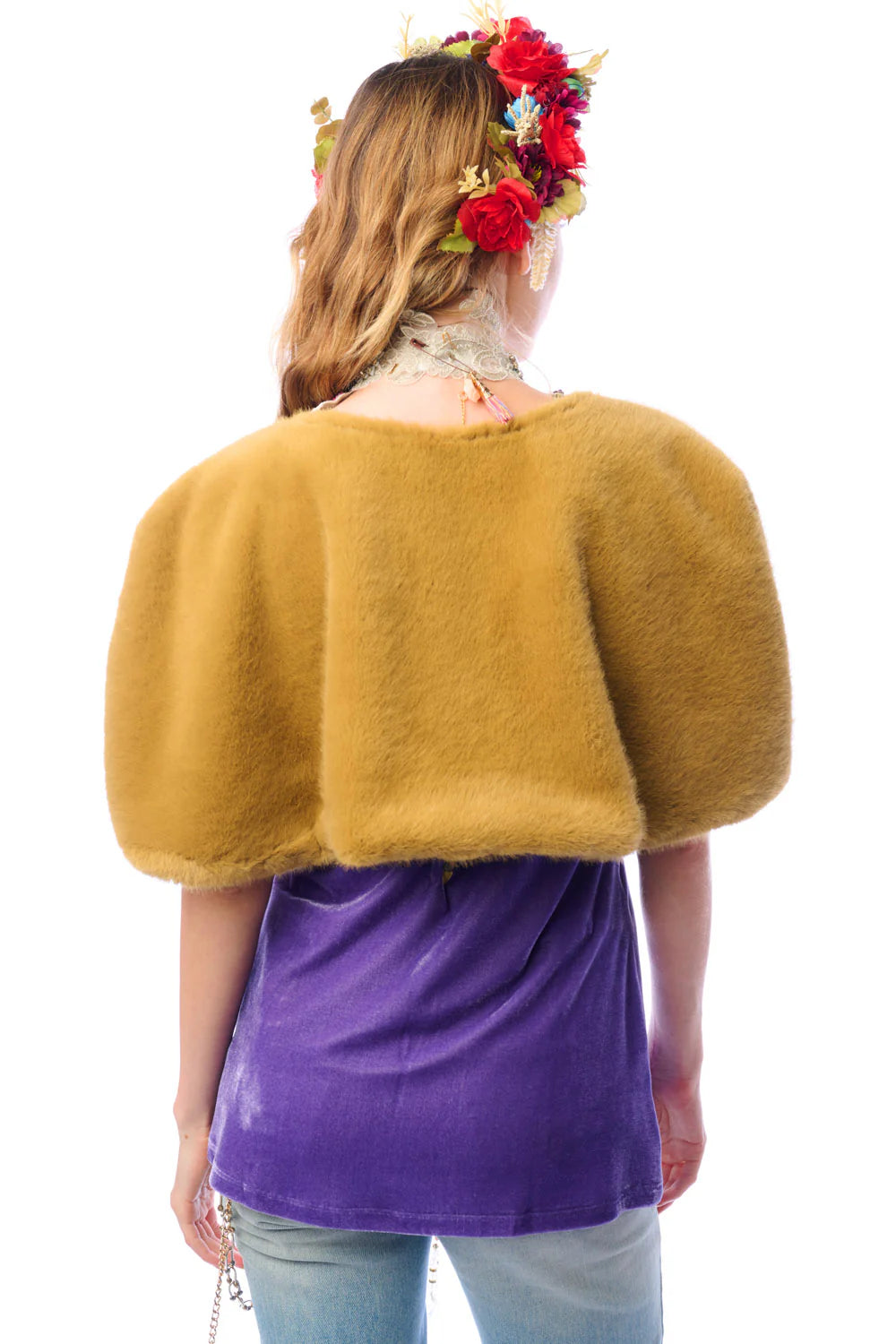 Aratta Grace Kelly Reversible Faux Fur Capes