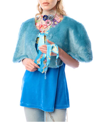 Aratta Grace Kelly Reversible Faux Fur Capes