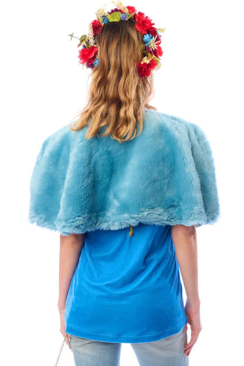 Aratta Grace Kelly Reversible Faux Fur Capes