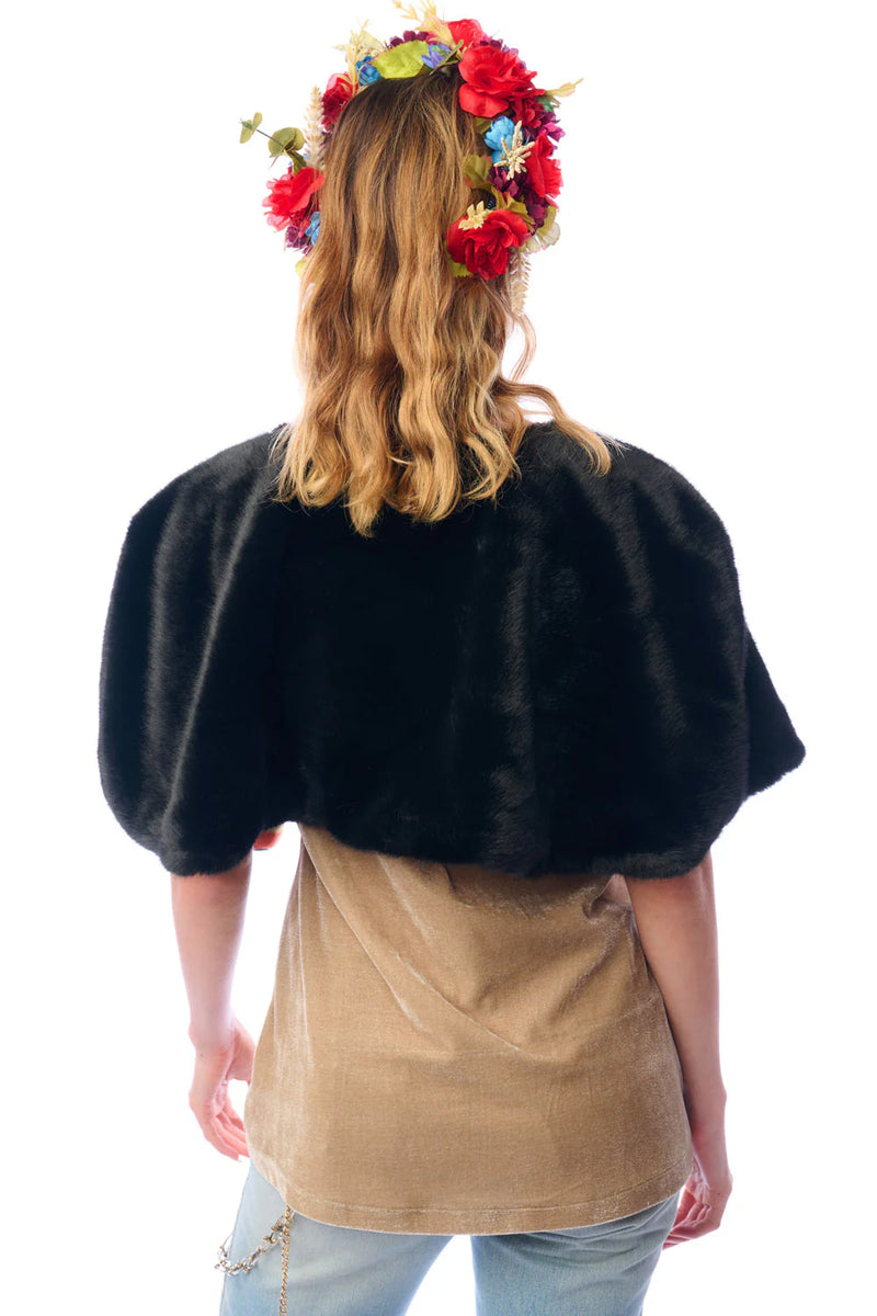 Aratta Grace Kelly Reversible Faux Fur Capes