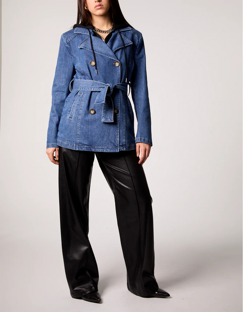 Blue Revival Gracie Trench with Removable Insert