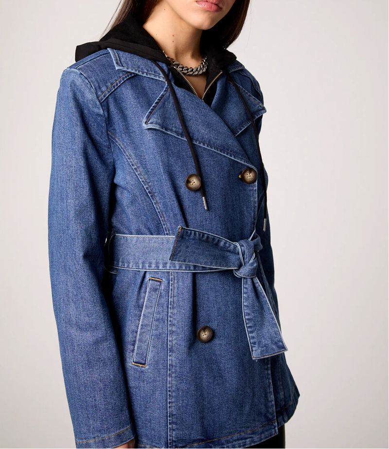 Blue Revival Gracie Trench with Removable Insert