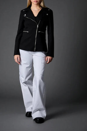 Blue Revival Helen Moto Blazer