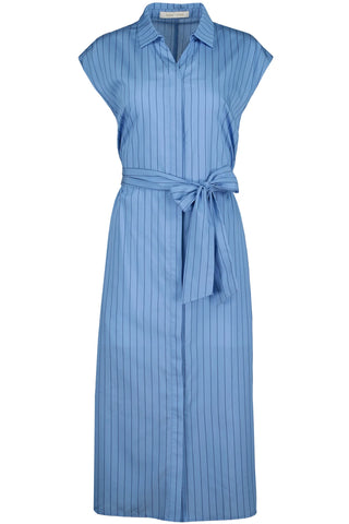Milio Milano Linen Midi Twist Front S/S Dress