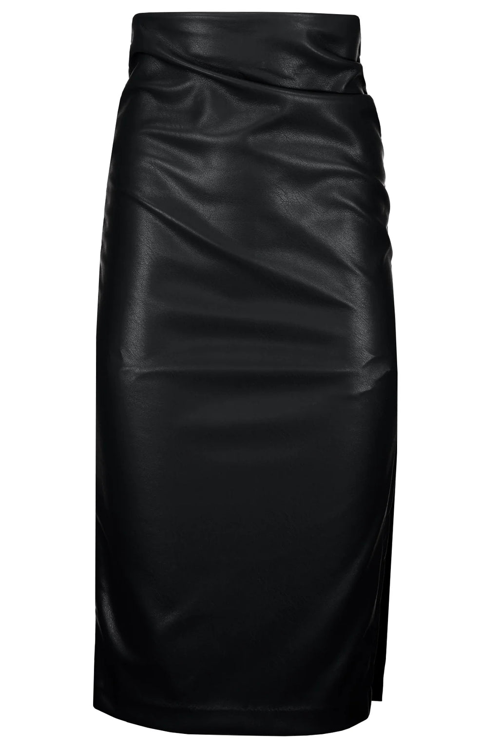 Bishop + Young Colette Side Ruched Midi Skirt