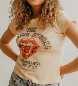 People of Leisure Rolling Stones 1975 Baby Tee