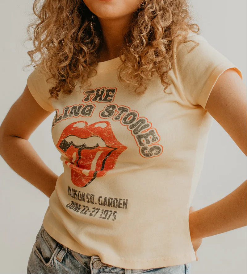 People of Leisure Rolling Stones 1975 Baby Tee
