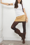 LAmade Millie Crew Neck w Side Shirring Rib Tee