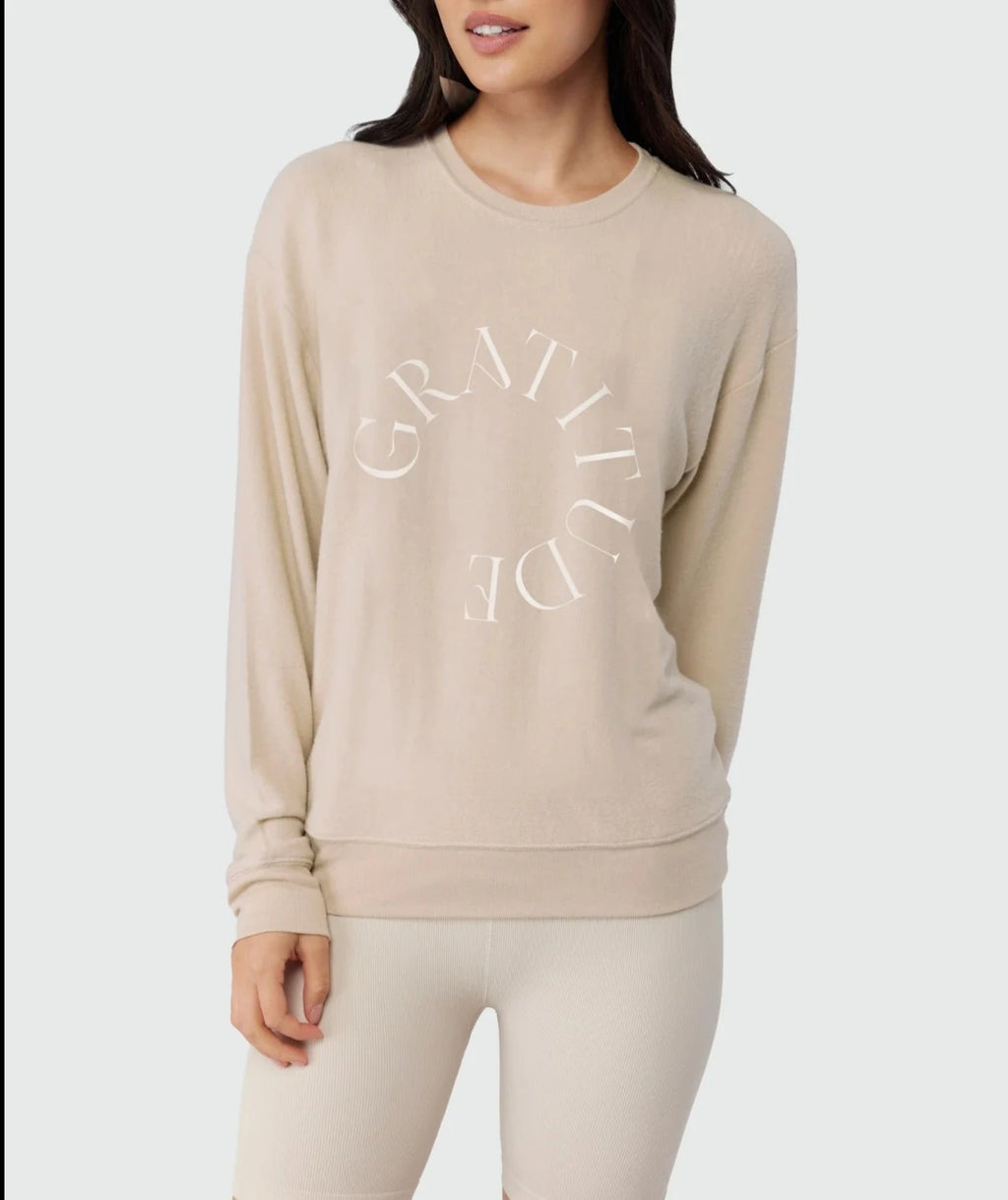 Spiritual Gangster Gratitude Relaxed Savasana Sweater