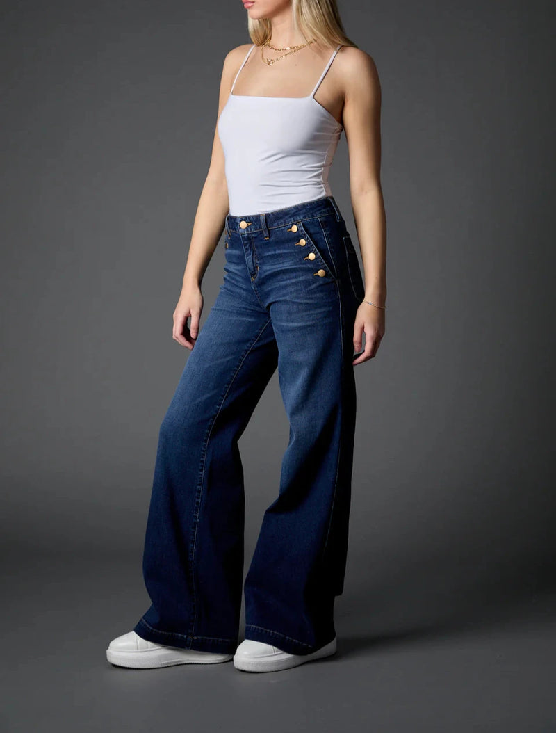 Blue Revival Selena Wide Leg Trouser