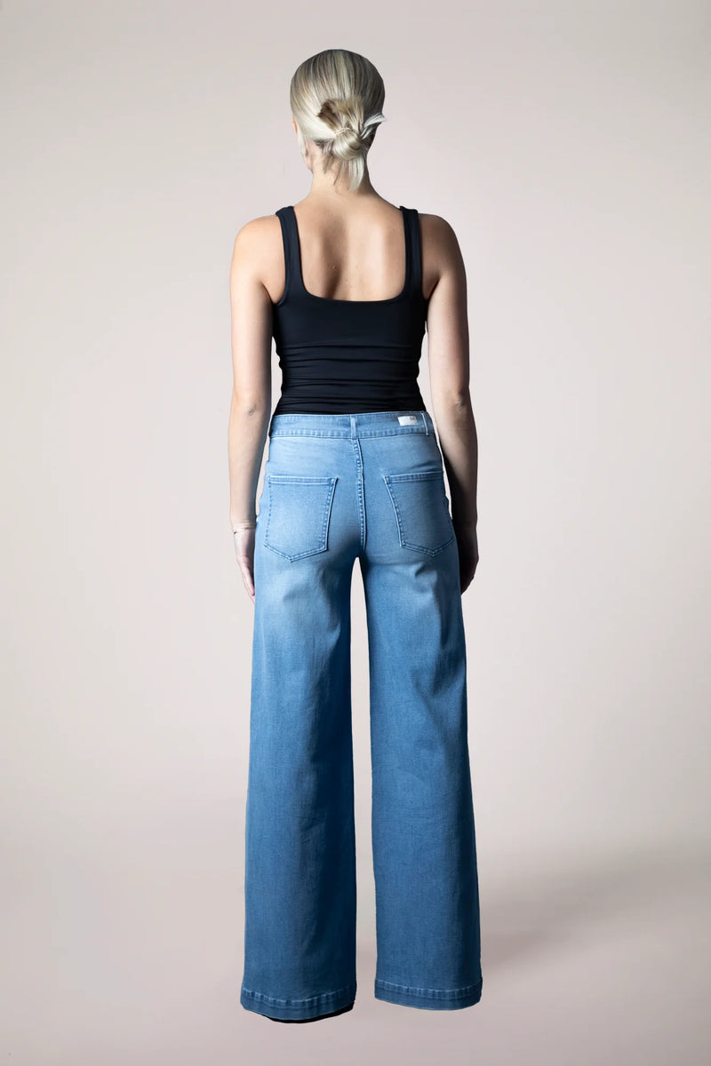 Blue Revival Selena Wide Leg Trouser
