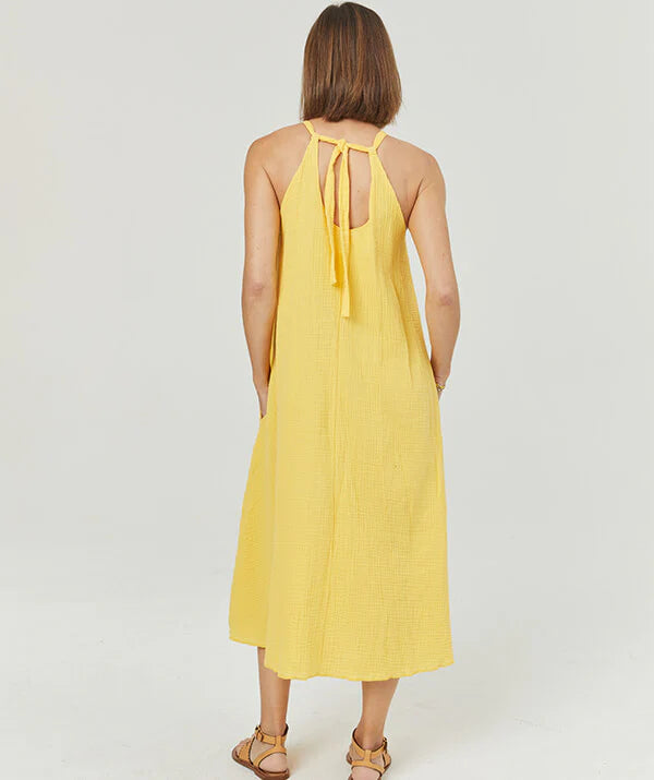 SHEBIRD The Sofia Gauze Halter Dress Jules&JC SHEBIRD The Sofia Gauze Halter Dress Jules&JC