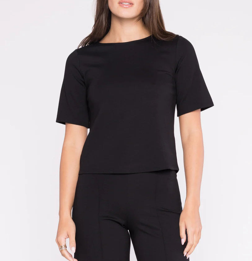 Ripley Radar Ponte Knit Short Sleeve Top