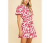 PINCH Floral Printed Button Down Dress