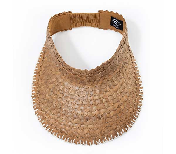 Local Beach Play Crochet Straw Visors