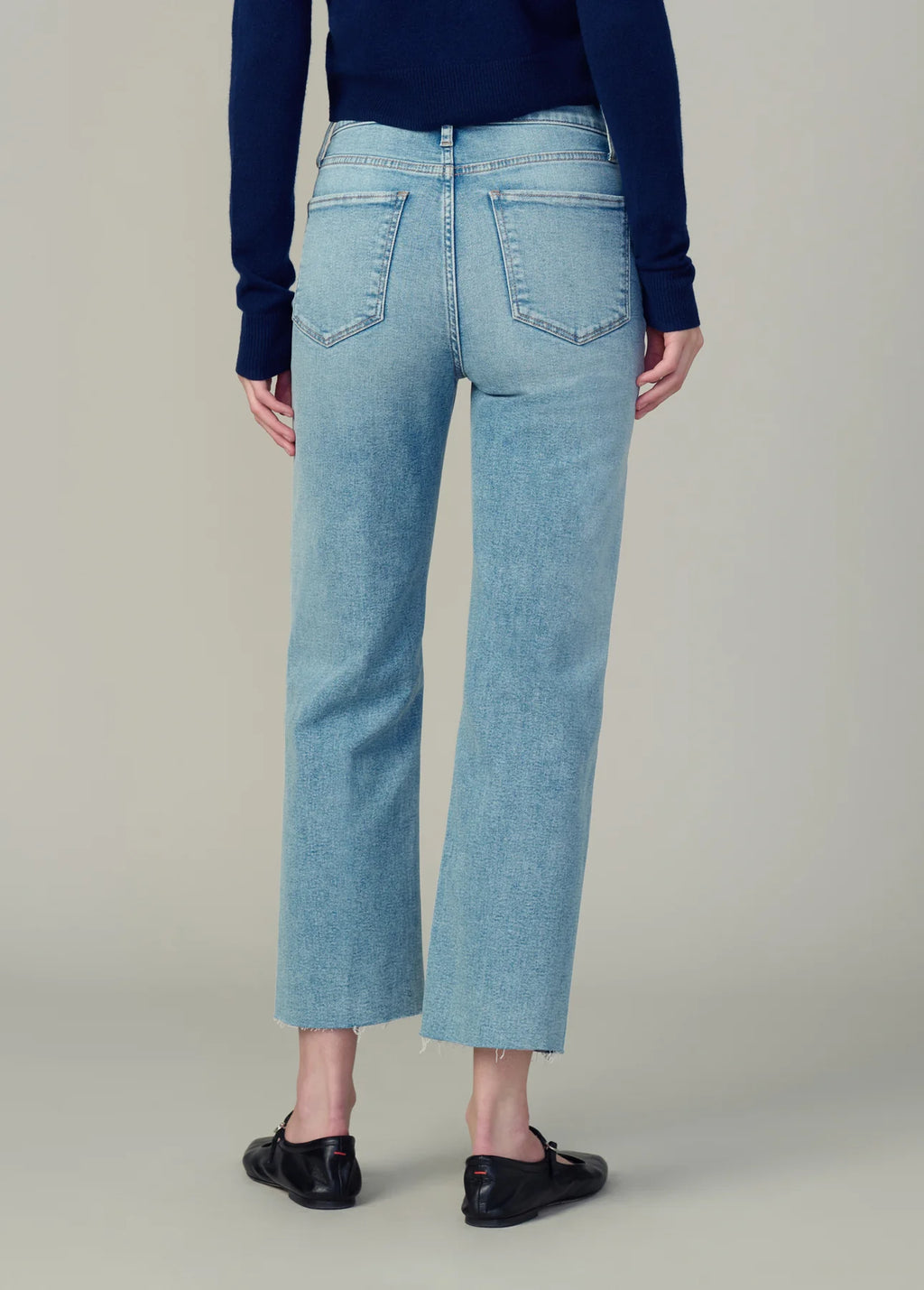 Joe's Jeans The Blake Cropped Wide Leg w/Cut Hem