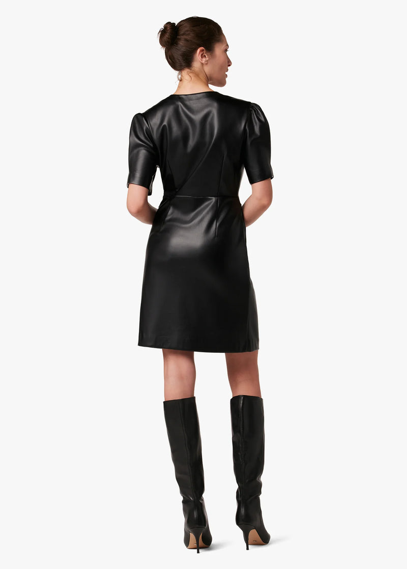 Joe's Jeans Millie Twisted Vegan Leather Dress